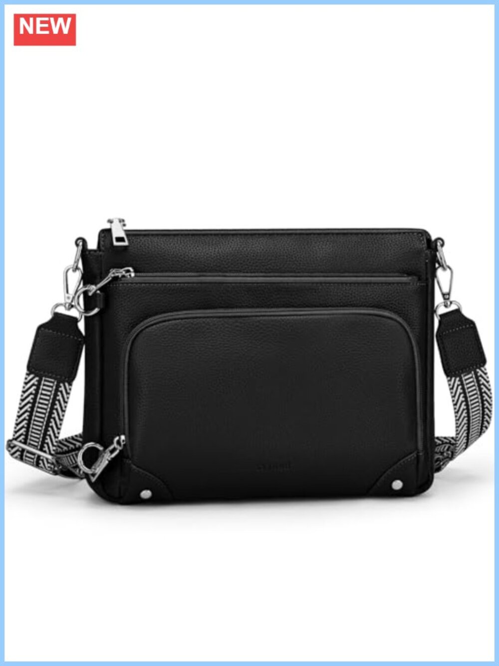 Anti-Theft Crossbody Purse RFID Blocking Shoulder Bag Built-in Wallet